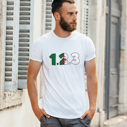 T-shirt Algérie – 1,2,3