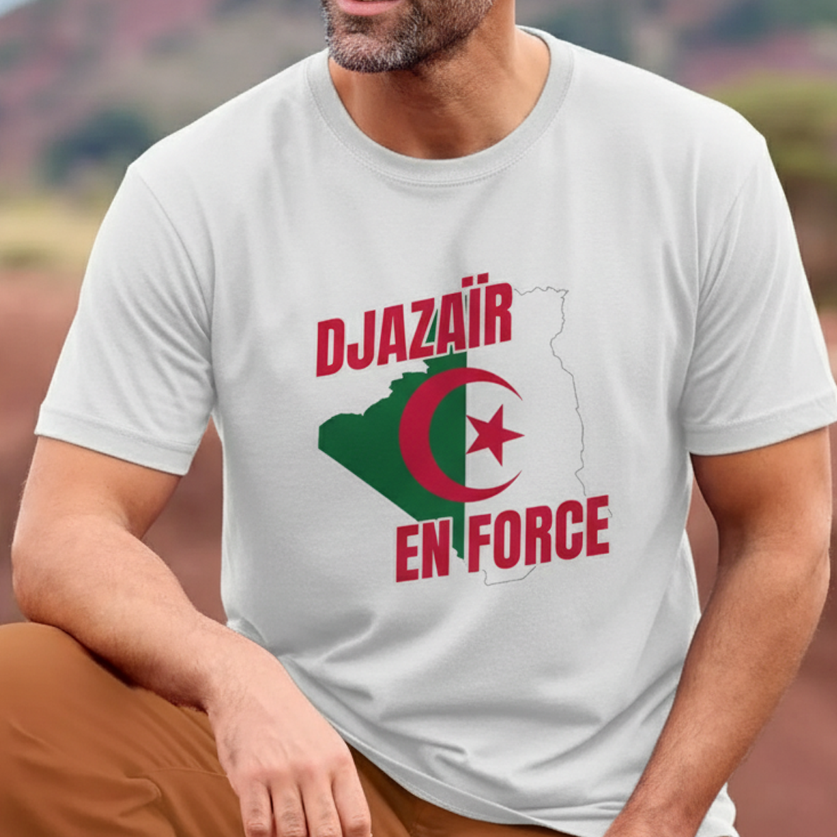 T-shirt Algérie – Djazair en force
