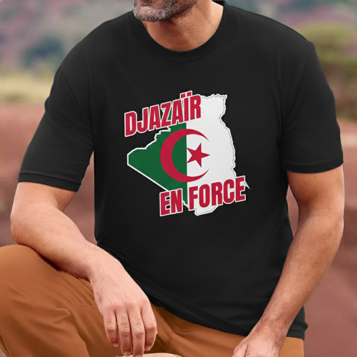 T-shirt Algérie – Djazair en force