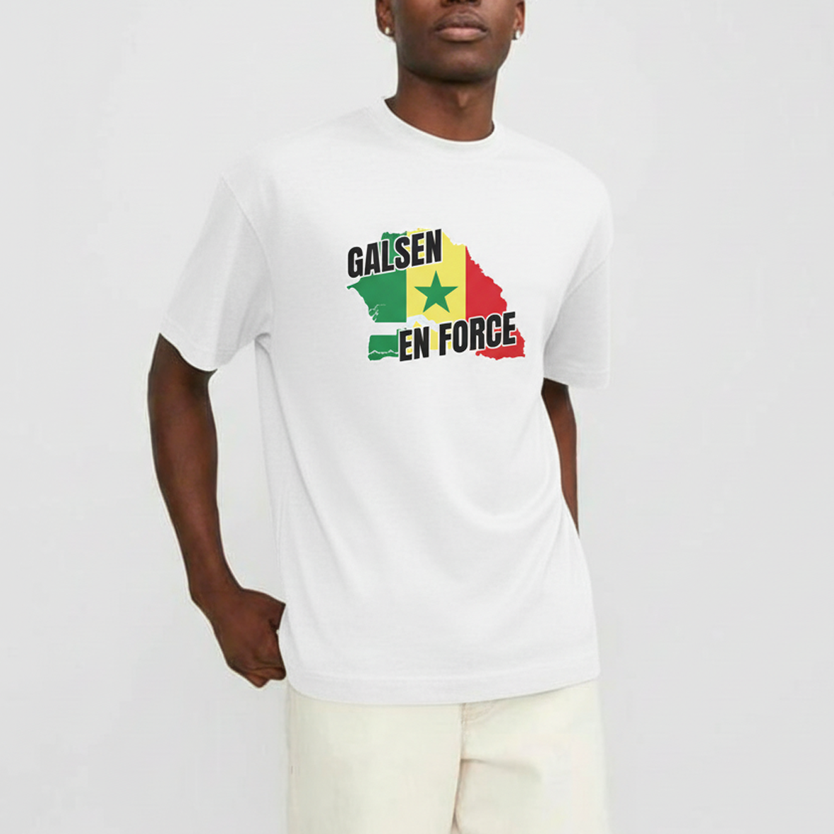 T-shirt Sénégal - Galsen en force