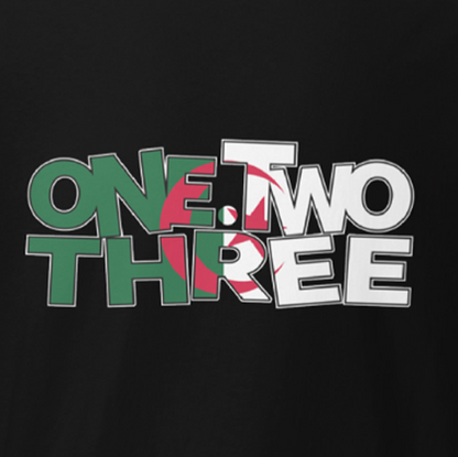 T-shirt Algérie – One Two Three